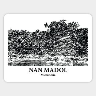 Nan Madol - Micronesia Magnet